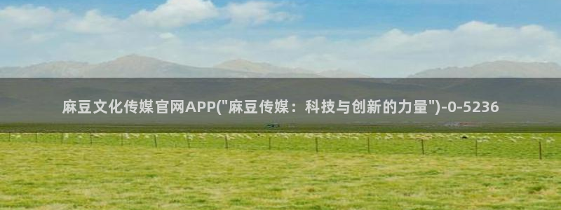 麻豆传媒官网在哪看:麻豆文化传媒官网APP(\